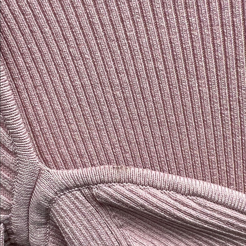 Jonathan Simkhai Pink Ribbed Cutout Sweater - Picture 11 of 11